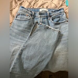 Women’s Abercrombie and Fitch 90 straight ultra high-rise curve love